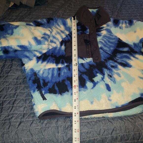 Free People FP Movement Size XS Rocky Ridge Pullover Ridge Jacket Ocean Tie Dye - Picture 8 of 8